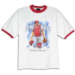  Reds Majestic Mens Cooperstown Player Picture Tee Sports 