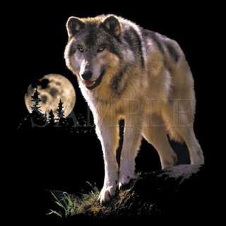 Lone Wolf Tshirt, S, M, L or XL, wildlife, wolves  
