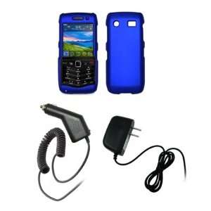  BlackBerry Pearl 3G 9100   Electric Blue Rubberized Snap 