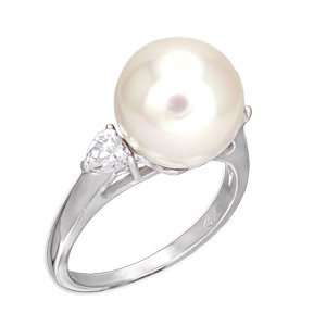  Womens White Jade Synthetic Ring, 55402, Size 5 10 