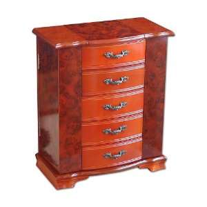   Tall and Grand Jewelry Box with Photo Frame Lid 