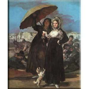Young Majas 13x16 Streched Canvas Art by Goya, Francisco de  