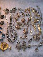 Vintage Jewelry lot High End Juliana, Weiss, Lisner, Carnegie, 12K GF 