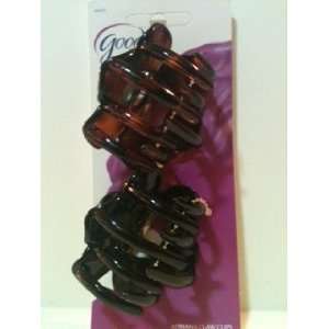  Goody ADRIANA Claw/ Jaws Clips 2pack Colors Brown and 