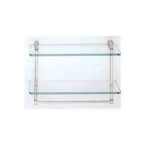   Mambo 22 x 5 Glass Shelf with Towel Bar from the Mambo Collection MA