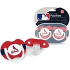 New St. Louis Cardinals Infant Baby Orthodontic 2 Pack Pacifiers in 