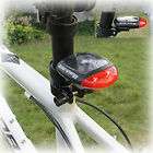 Bicycle Red 2 LED Super Bright Solar Power energy Bike Rear Lamp 