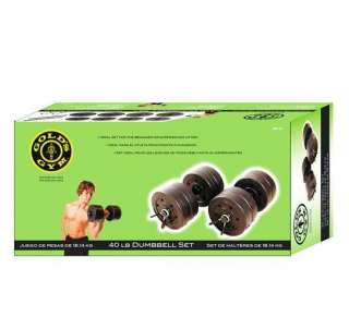   lb Vinyl Dumbbell Set home lifters full body workout arms chest  