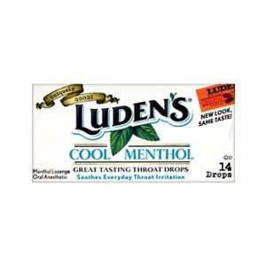  Ludens Original Menthol Throat Drops 14 Count Box 