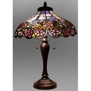  LPT DIRECT Tiffany Style Stained Glass Table Lamp 