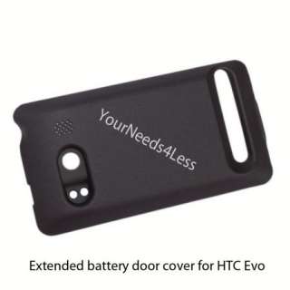 HTC EVO 4G 3500mAh Extended Battery + Cover/Back Door  