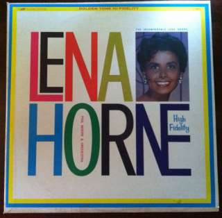 Lena Horne   The Incomparable Lena Horne   Golden Tone  