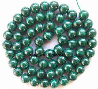 6mm natural green Malachite round gemstone Beads 16  