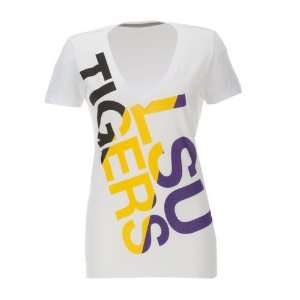  Nike Womens Louisiana State University Deep V T shirt 