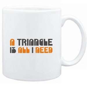  Mug White  A Triangle is all I need  Instruments Sports 