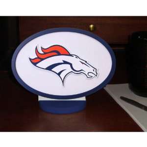 Fan Creations Denver Broncos Logo Art with Stand  Sports 