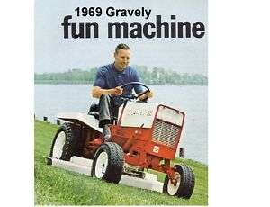 1969 Gravely Lawn Tractor Refrigerator Magnet  