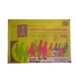 Linton Kwesi Johnson Poster Berlin LKJ Showcase Concert