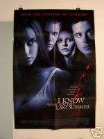 97 I KNOW WHAT YOU DID LAST SUMMER 1 SHEET POSTER  