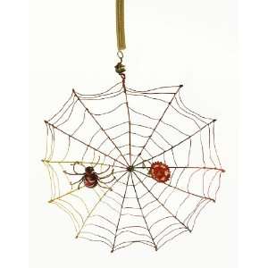  Garden Ornamental Burgundy Spider Web with Flower, Bouncy 