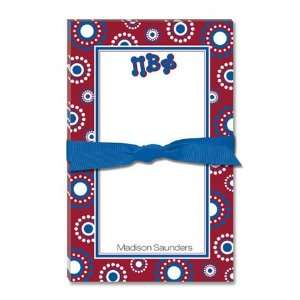  Noteworthy Collections   Sorority Large Jot Pads (Pi Beta 