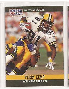 1990 PERRY KEMP NFL PRO SET CARD #111 GREEN BAY PACKERS GB CALIFORNIA 