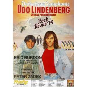  Udo Lindenberg   Rock Revue 1979   CONCERT   POSTER from 