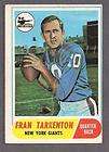 1968 Topps #161 Fran Tarkenton, New York Giants