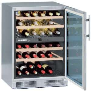  WS4000 Liebherr 24 Freestanding Wine Cabinet   Stainless 