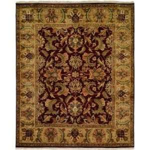  Kalaty Jaipura Jp 426 Plum/Gold 8 Round Area Rug