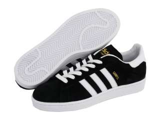 Adidas Campus II Suede Shoes Mens Black White NWT  