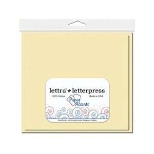  Paper Accents Letterpress Lettra Card & Envelope Heavy 