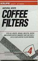 KRUPS COFFEE FILTERS 10 12 cups (Size 4)  