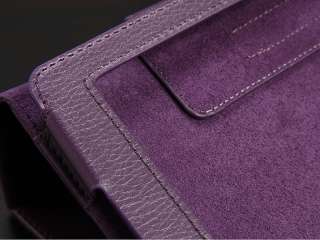 For  Kindle Fire Tablet Ebook 8GB WIFI Purple Leather PU 7in 
