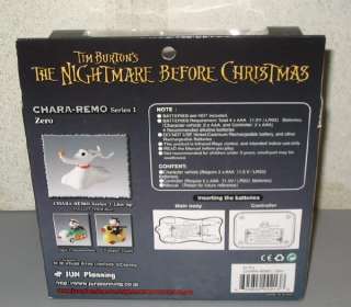 Nightmare Before Christmas ZERO *MIB Wireless RC Car  