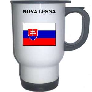  Slovakia   NOVA LESNA White Stainless Steel Mug 