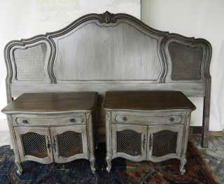 Handsome French style King Headboard and Chests  