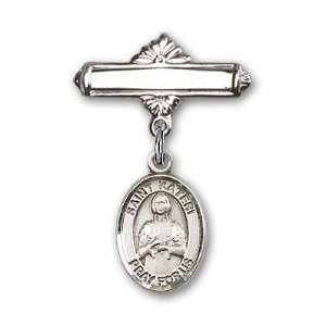   Kateri Charm and Polished Badge Pin St. Kateri is the Patron Saint of