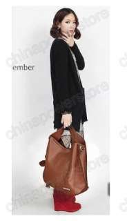 New Korean style Women Lady Hobo PU messenger leather handbag shoulder 