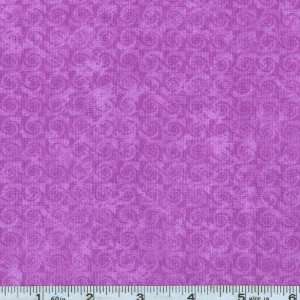  45 Wide Fairy Princess Curly Cuties Purple Fabric By The 