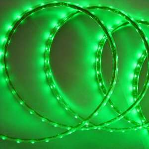  Waterproof Flexible LED Strip Light by the foot   Green 