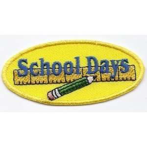   SCHOOL DAYS/Iron On Applique/Children/School,Teacher 
