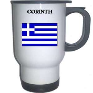  Greece   CORINTH White Stainless Steel Mug Everything 