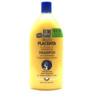 La Bella Placenta Shampoo 32 oz. + 2 oz. Bonus (3 Pack) with Free Nail 