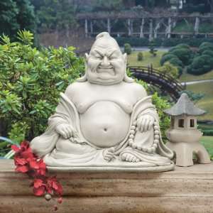 18 Laughing Asian Buddha Mediation Home Garden Statue Sculpture 