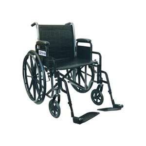  Silver Sport 2 Wheelchair w/ Footrests by Drive Medical 
