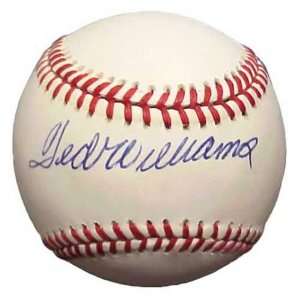  Ted Williams Autographed Baseball Al