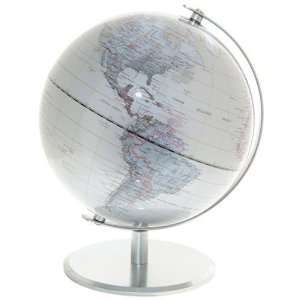  Kikkerland Silver Ocean Globe 10