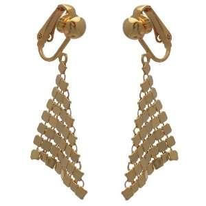  Lanette Gold Clip On Earrings Jewelry