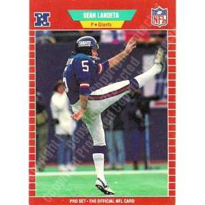  1989 Pro Set #286 Sean Landeta